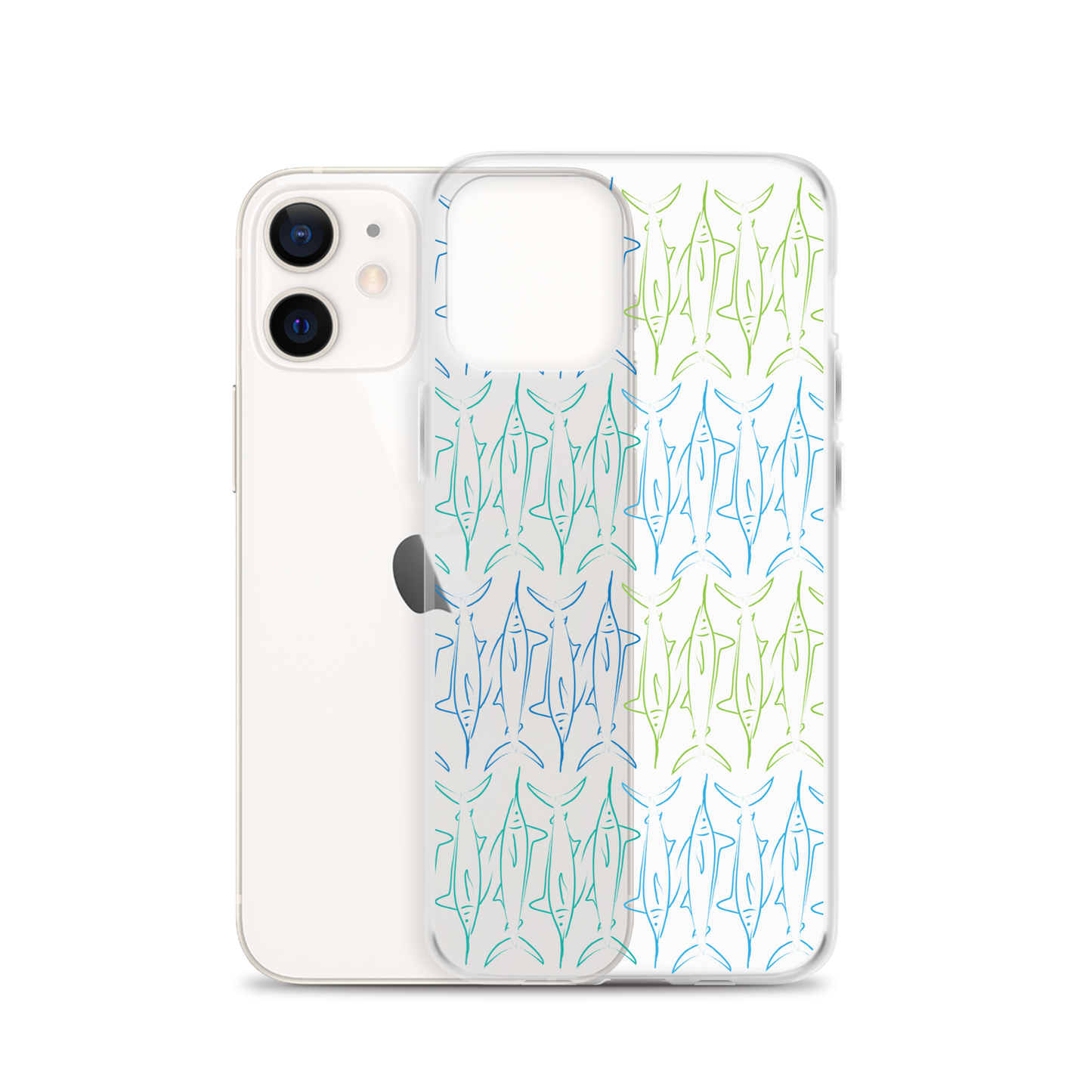 Marlin pattern iPhone Case