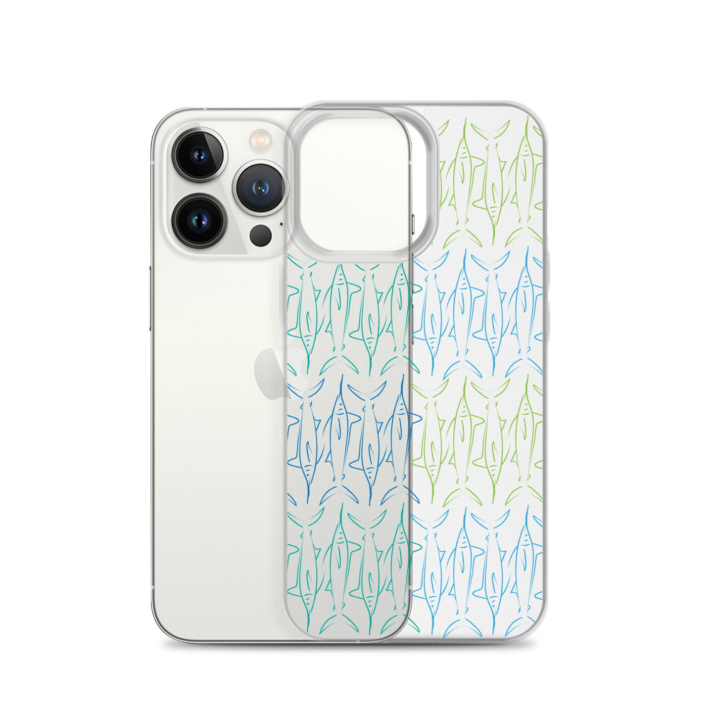 Marlin pattern iPhone Case