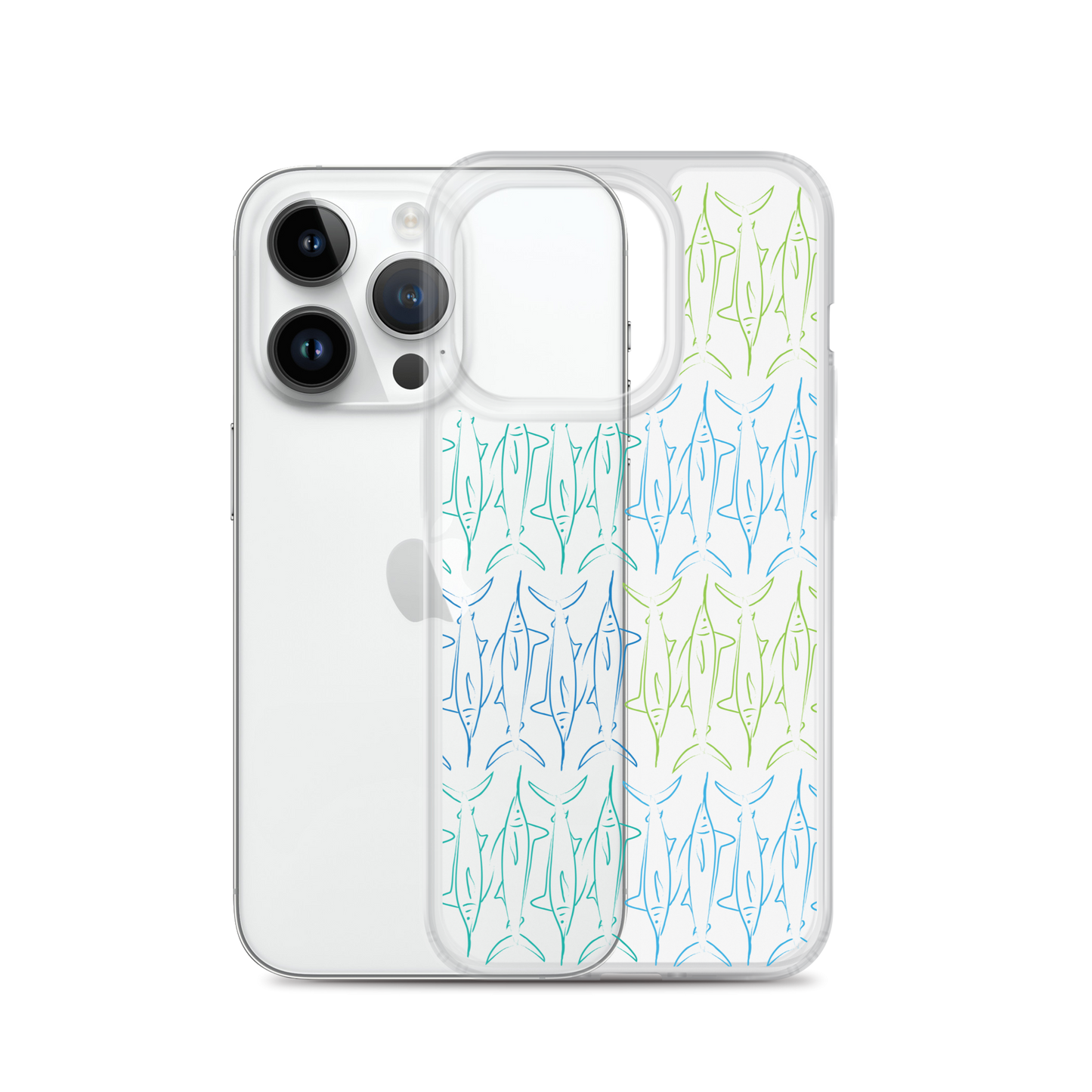 Marlin pattern iPhone Case