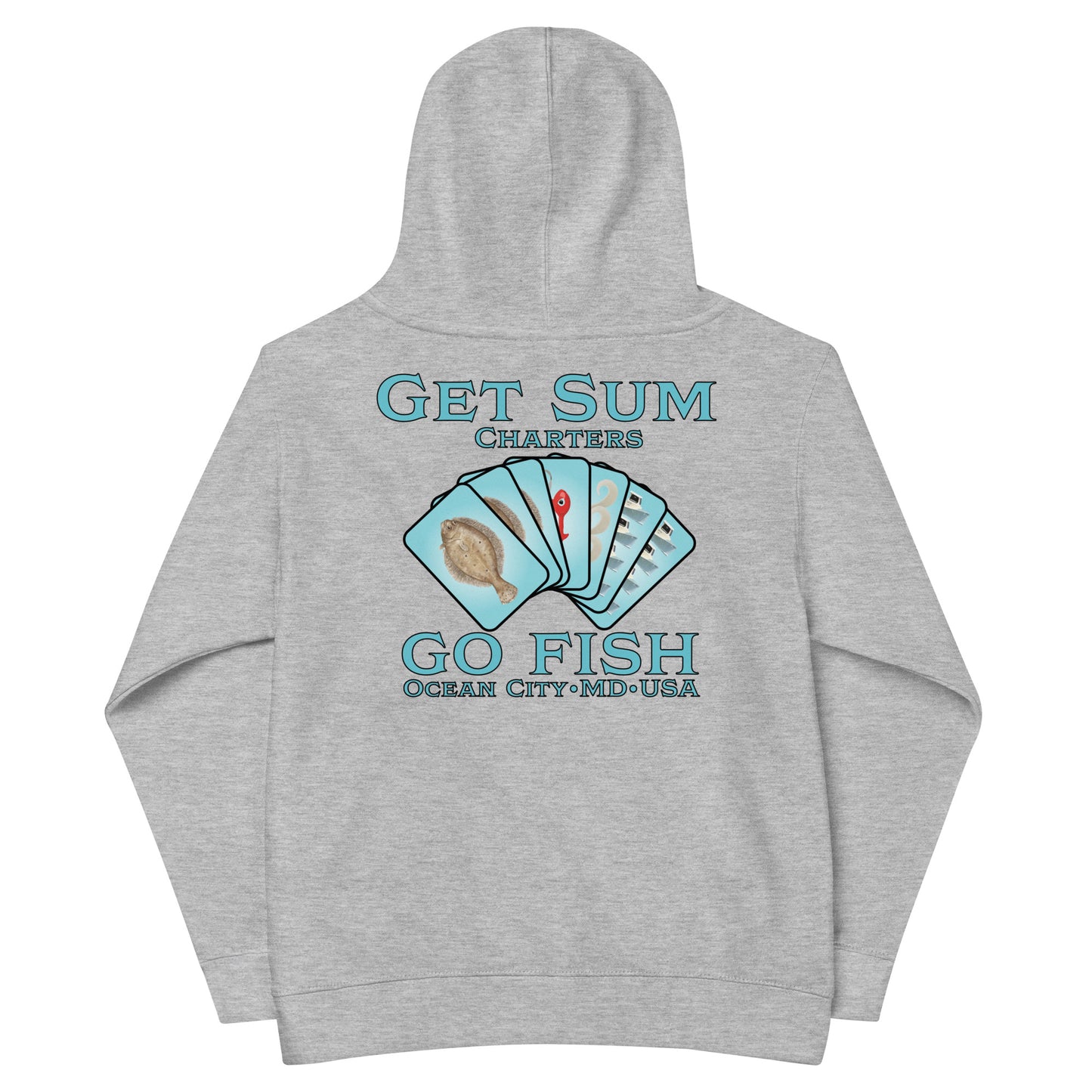 Get Sum Go Fish Kids fleece hoodie