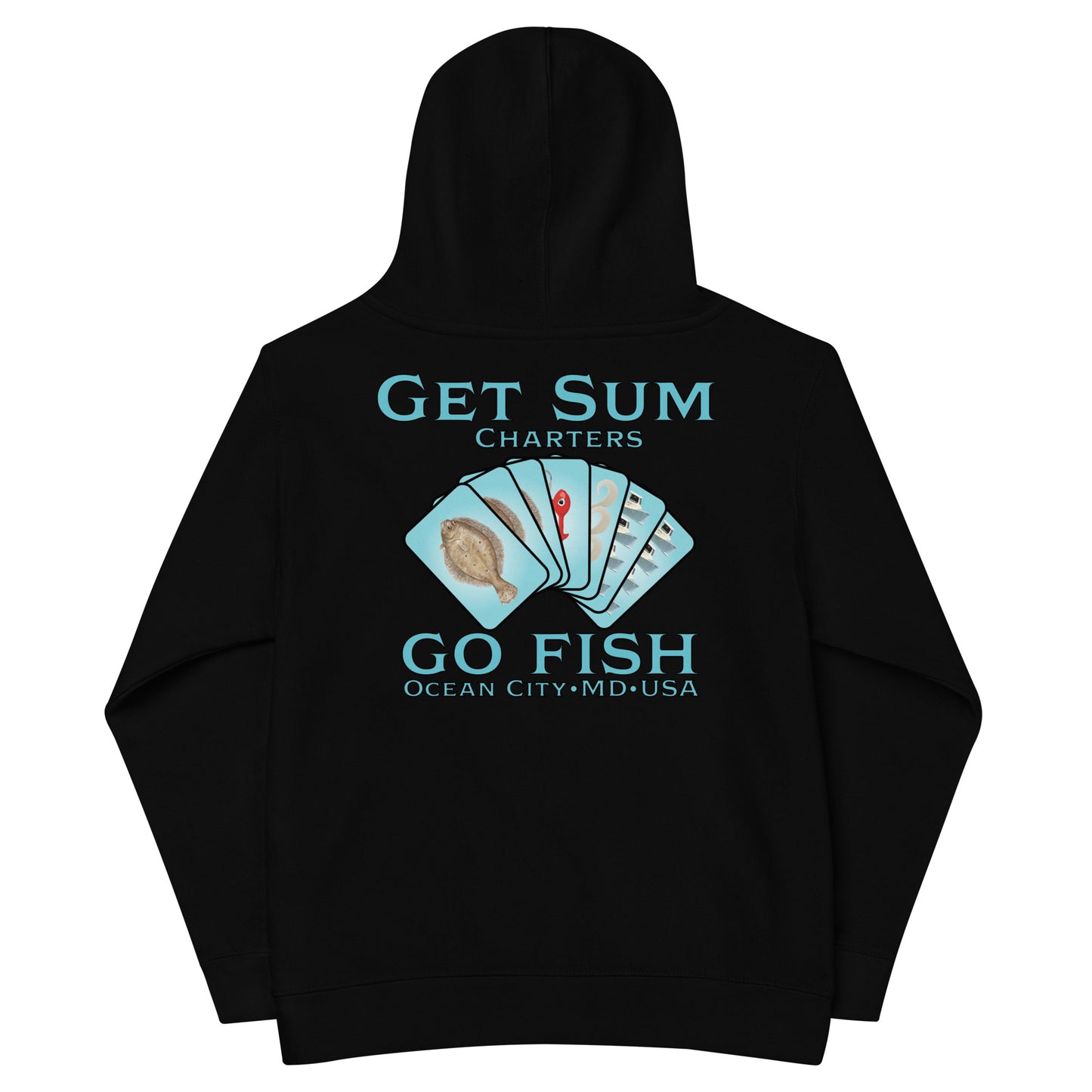 Get Sum Go Fish Kids fleece hoodie