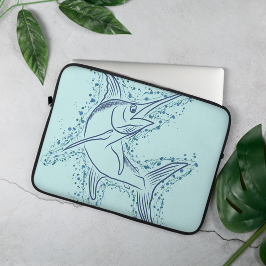 Swordfish Sketch Laptop Sleeve