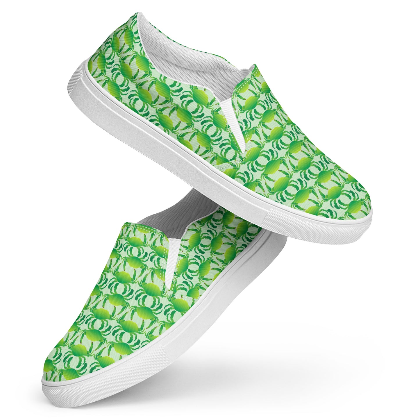 Rather be lucky crab Men’s slip-on canvas shoes