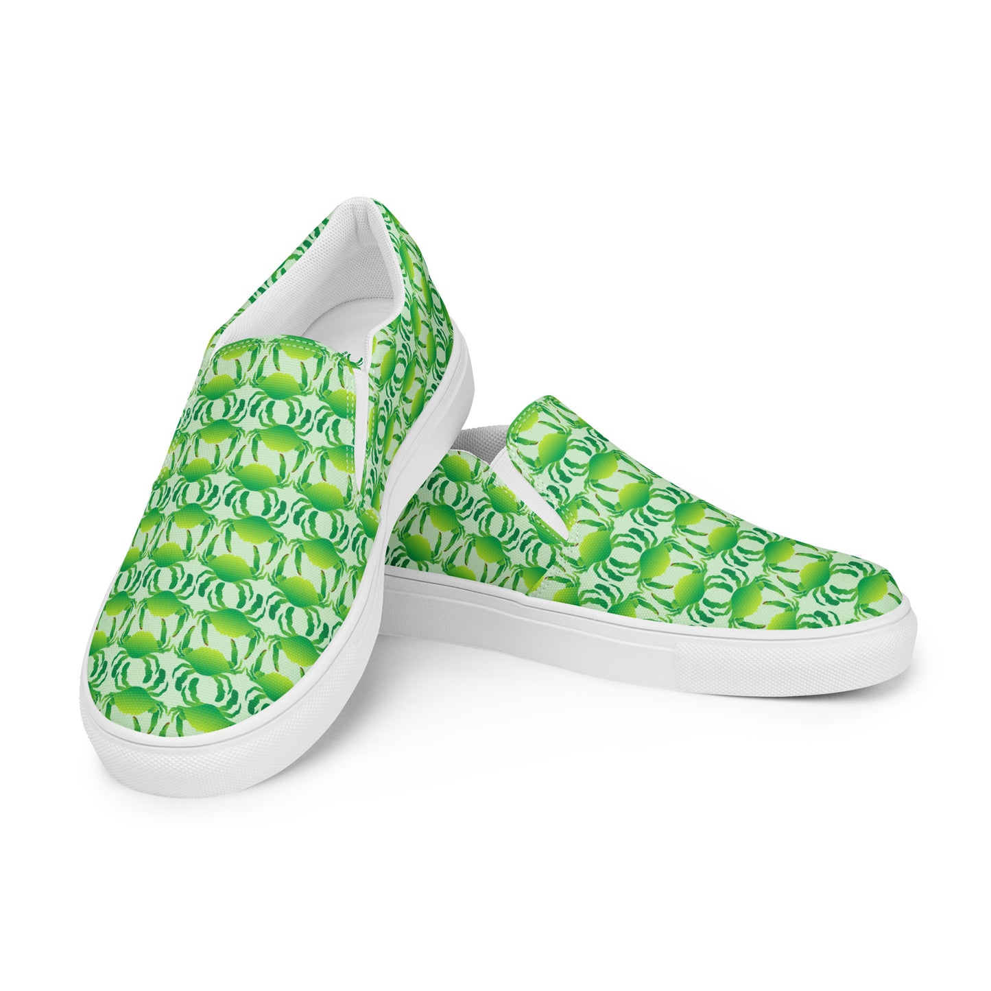 Rather be lucky crab Men’s slip-on canvas shoes