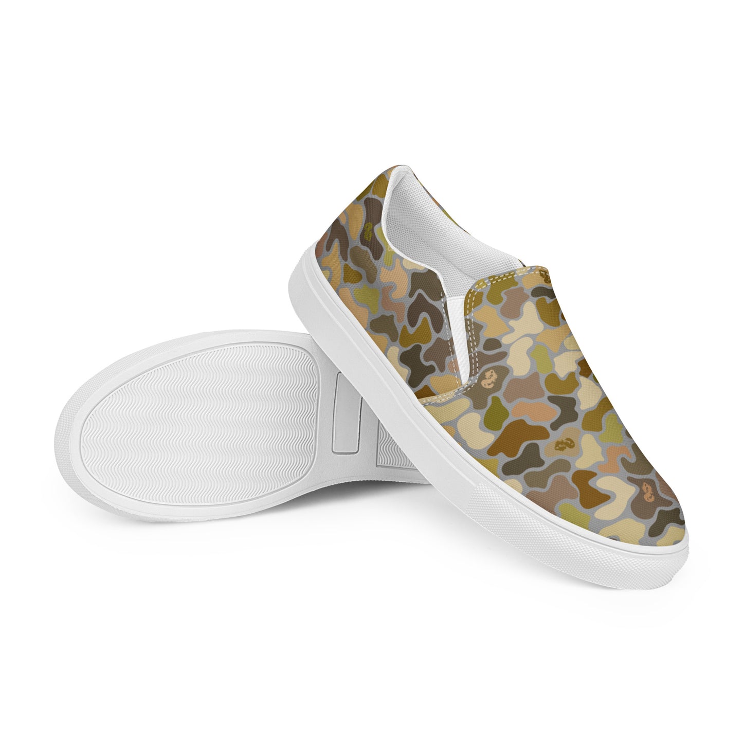 Siren Duck Camo Men’s slip-on canvas shoes