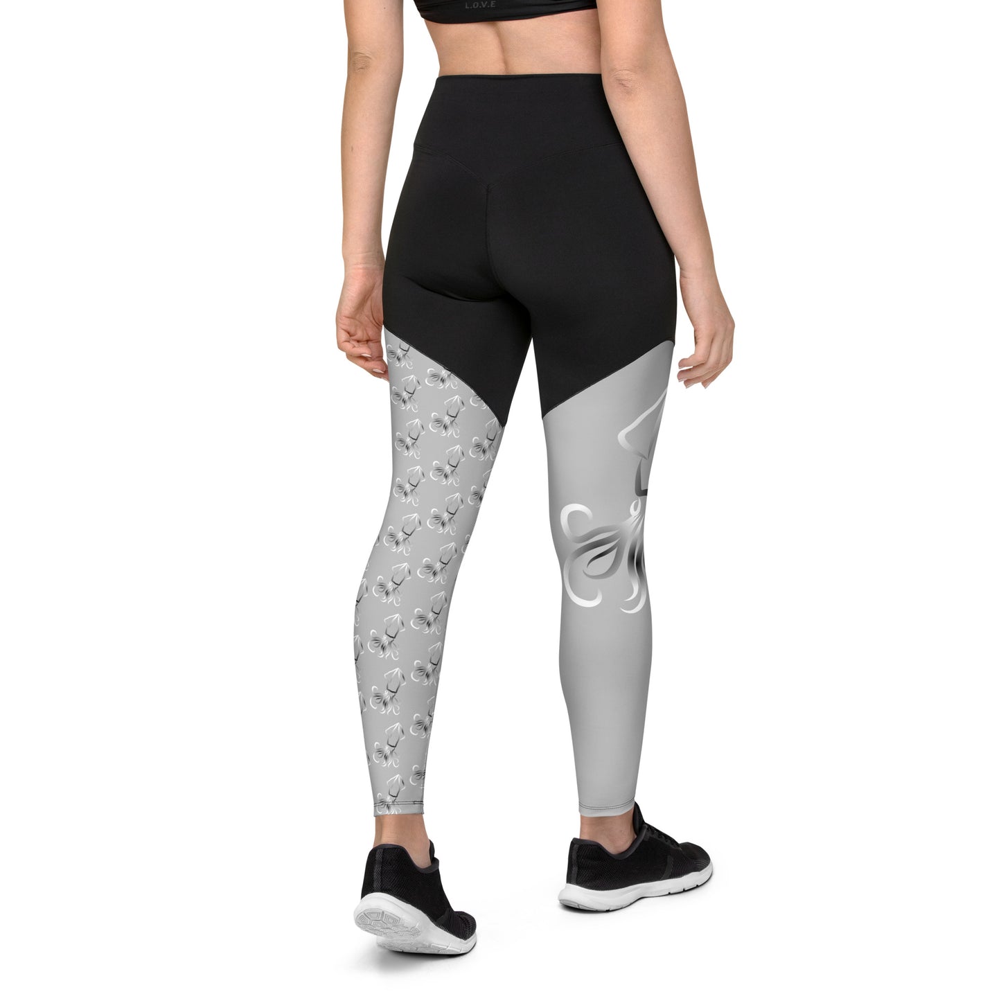 Lucy Squid mismatch Sports Leggings