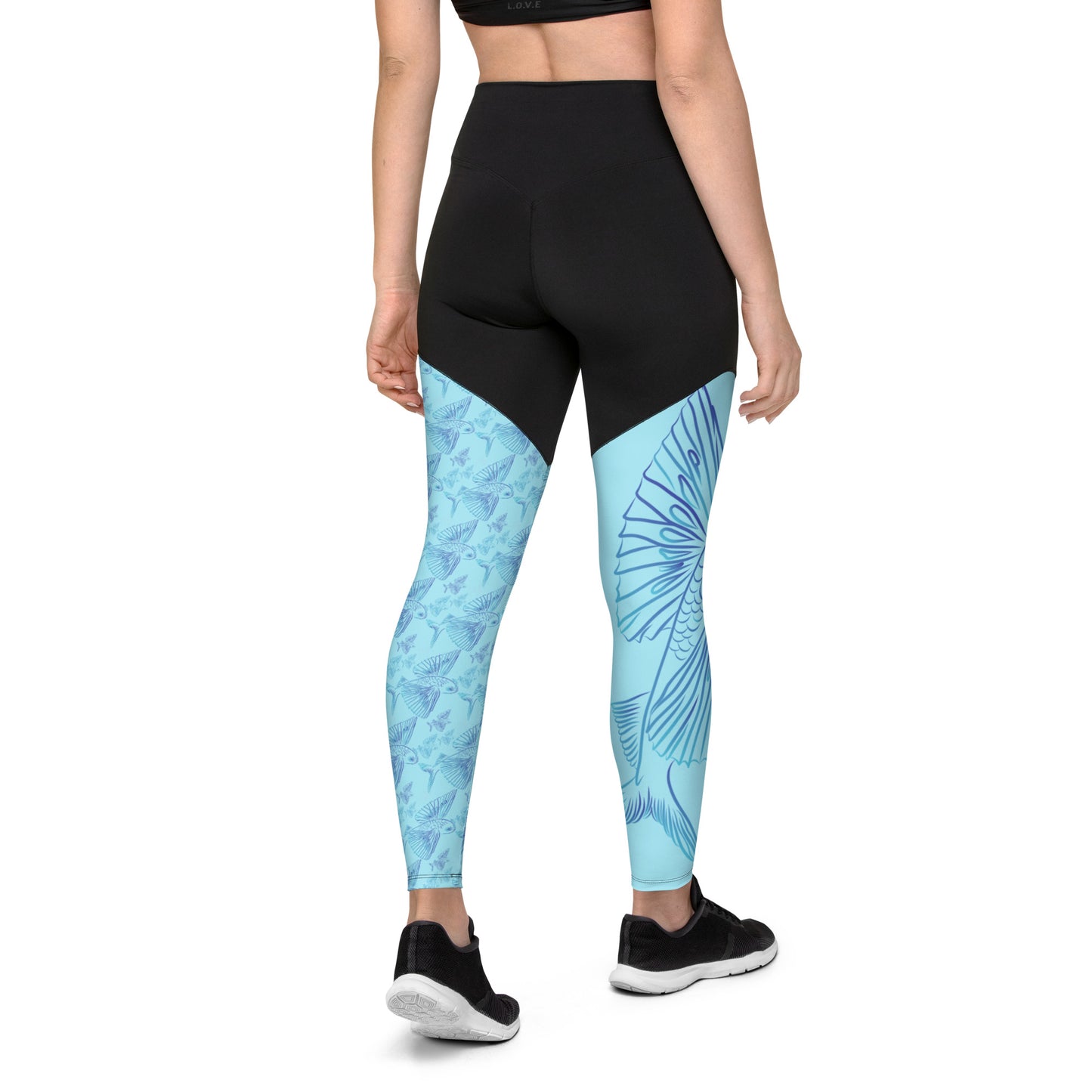 Mismatched flyers Sports Leggings