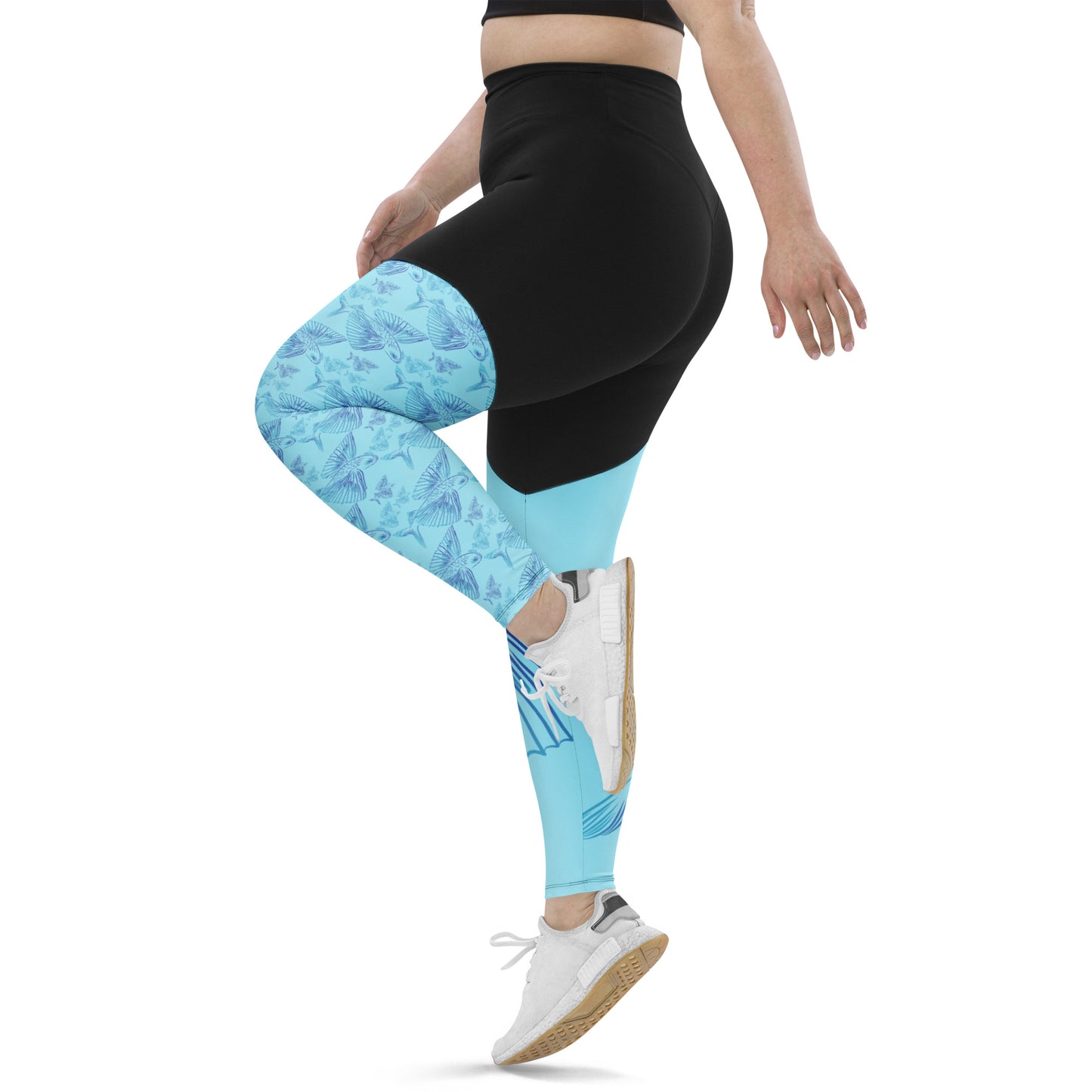 Mismatched flyers Sports Leggings