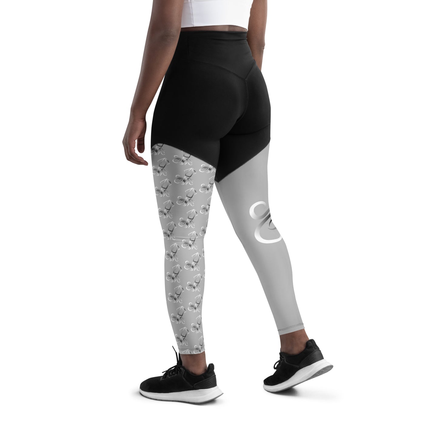 Lucy Squid mismatch Sports Leggings