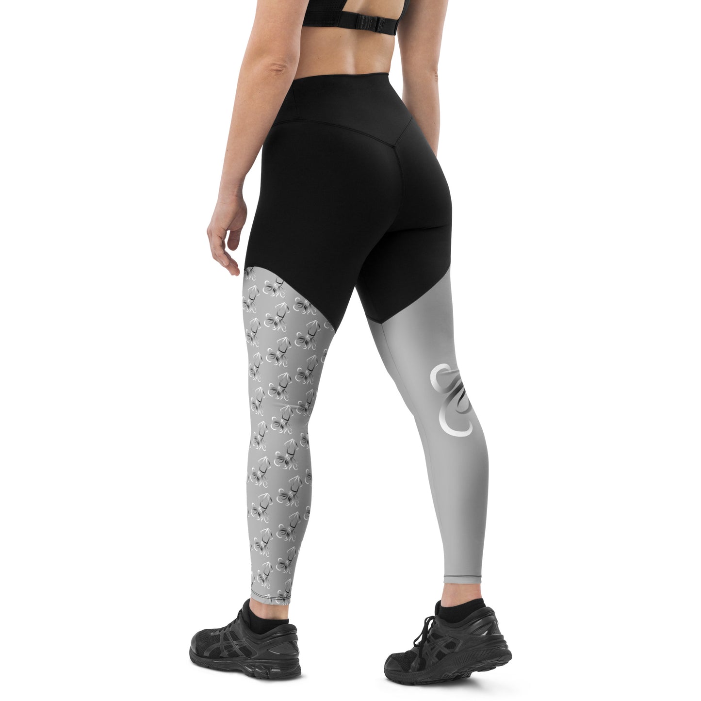 Lucy Squid mismatch Sports Leggings