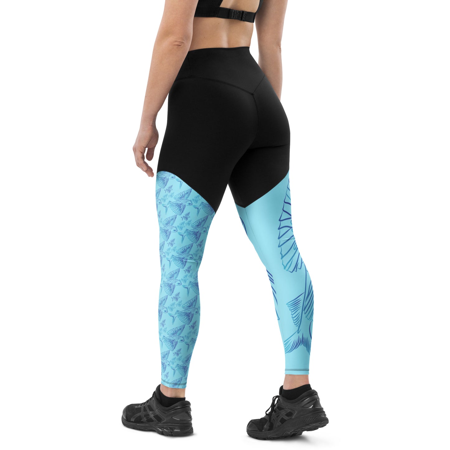 Mismatched flyers Sports Leggings