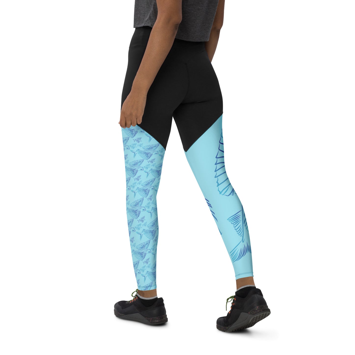 Mismatched flyers Sports Leggings