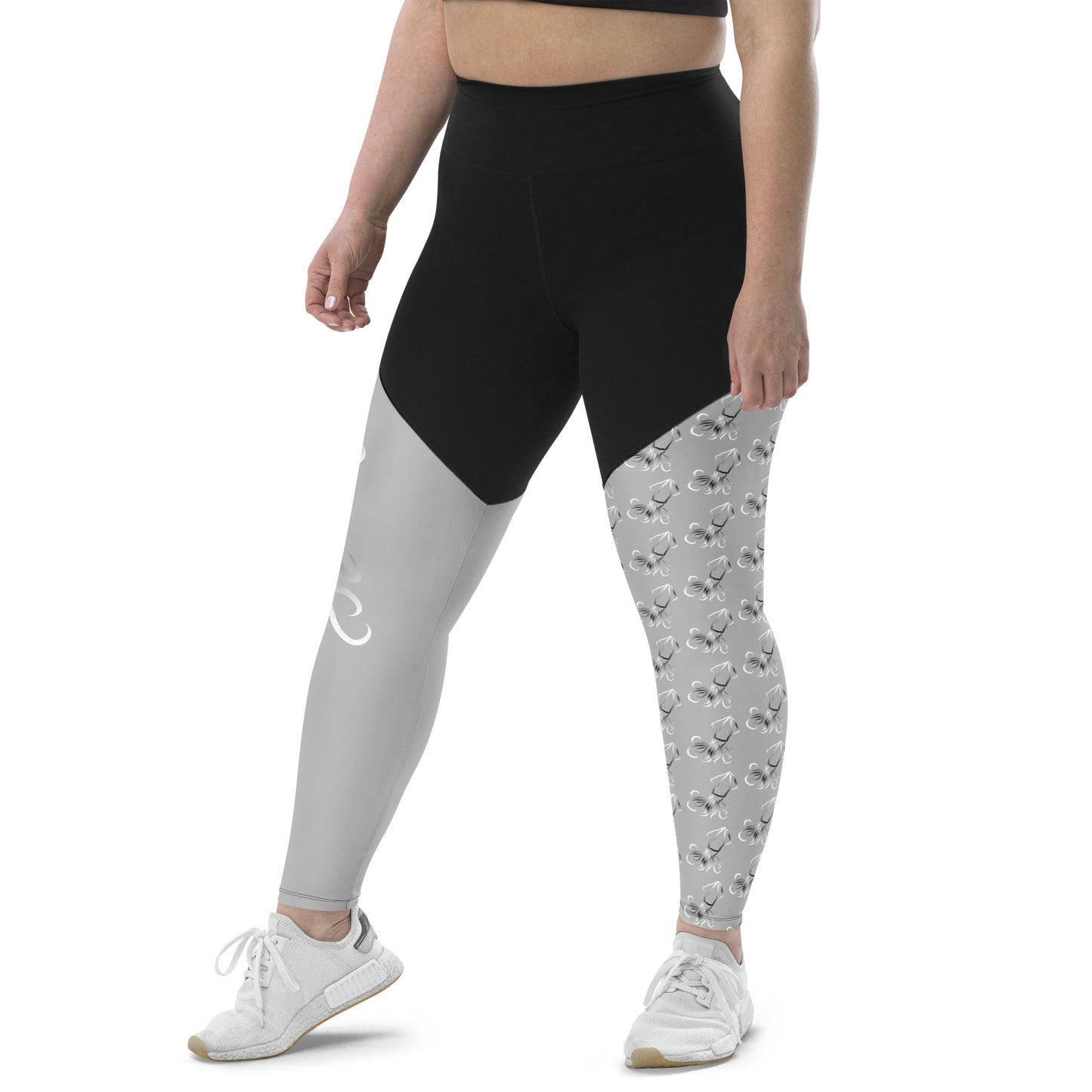 Lucy Squid mismatch Sports Leggings