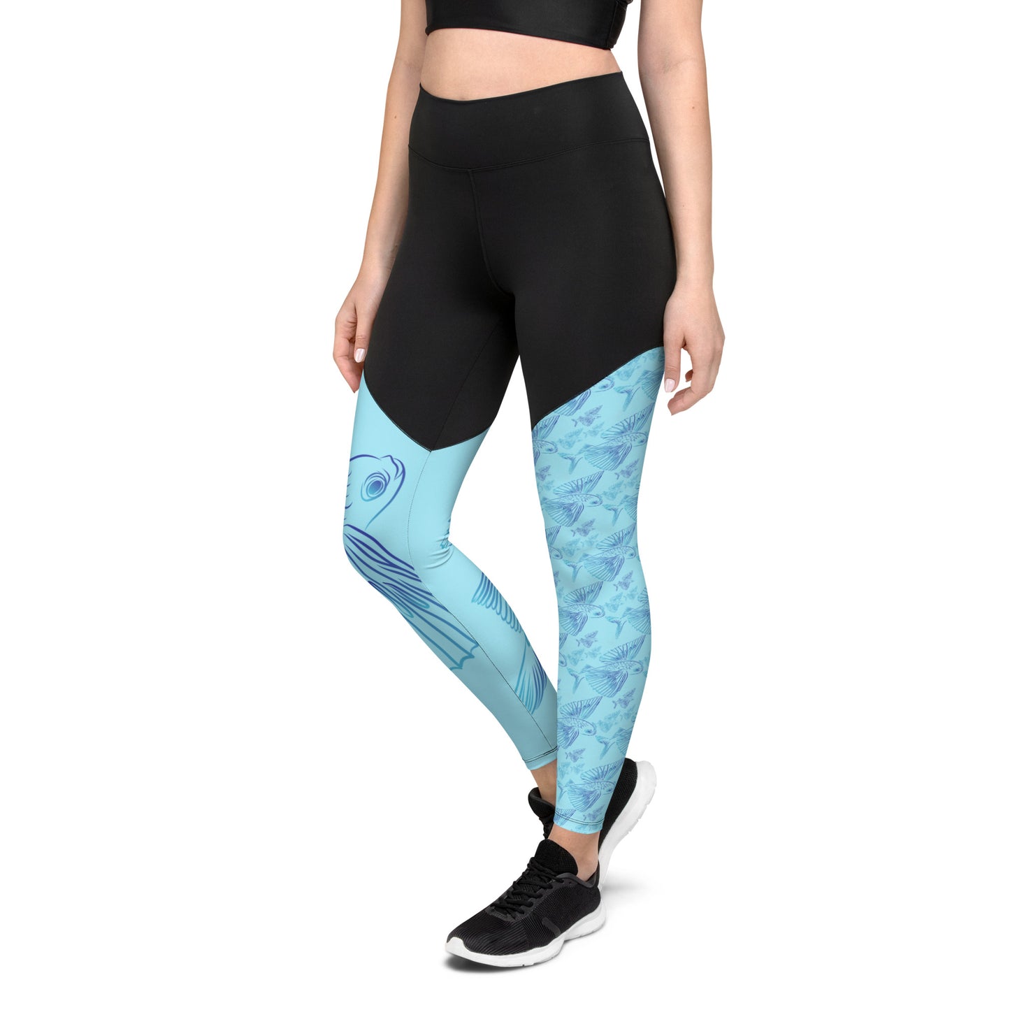 Mismatched flyers Sports Leggings