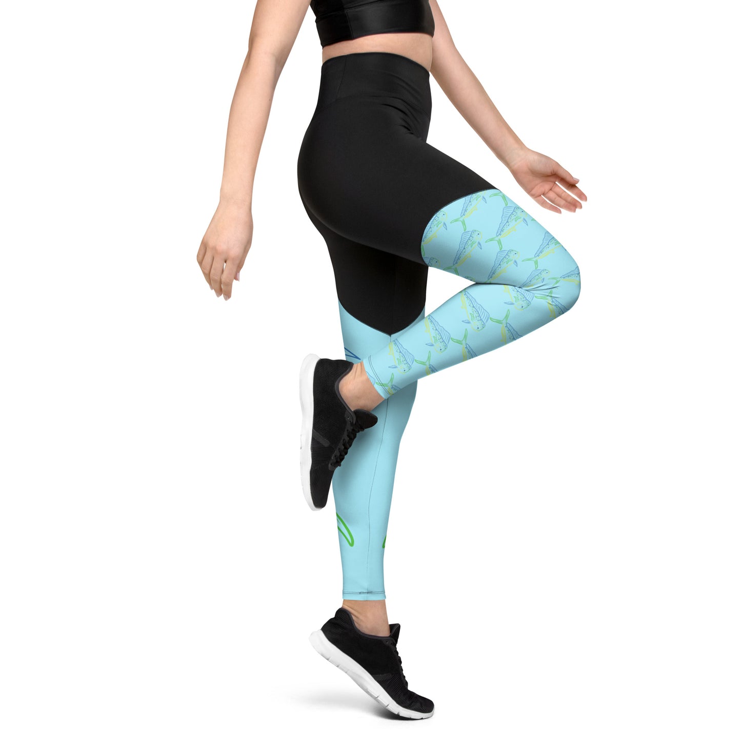 Mismatched Mahi Sports Leggings