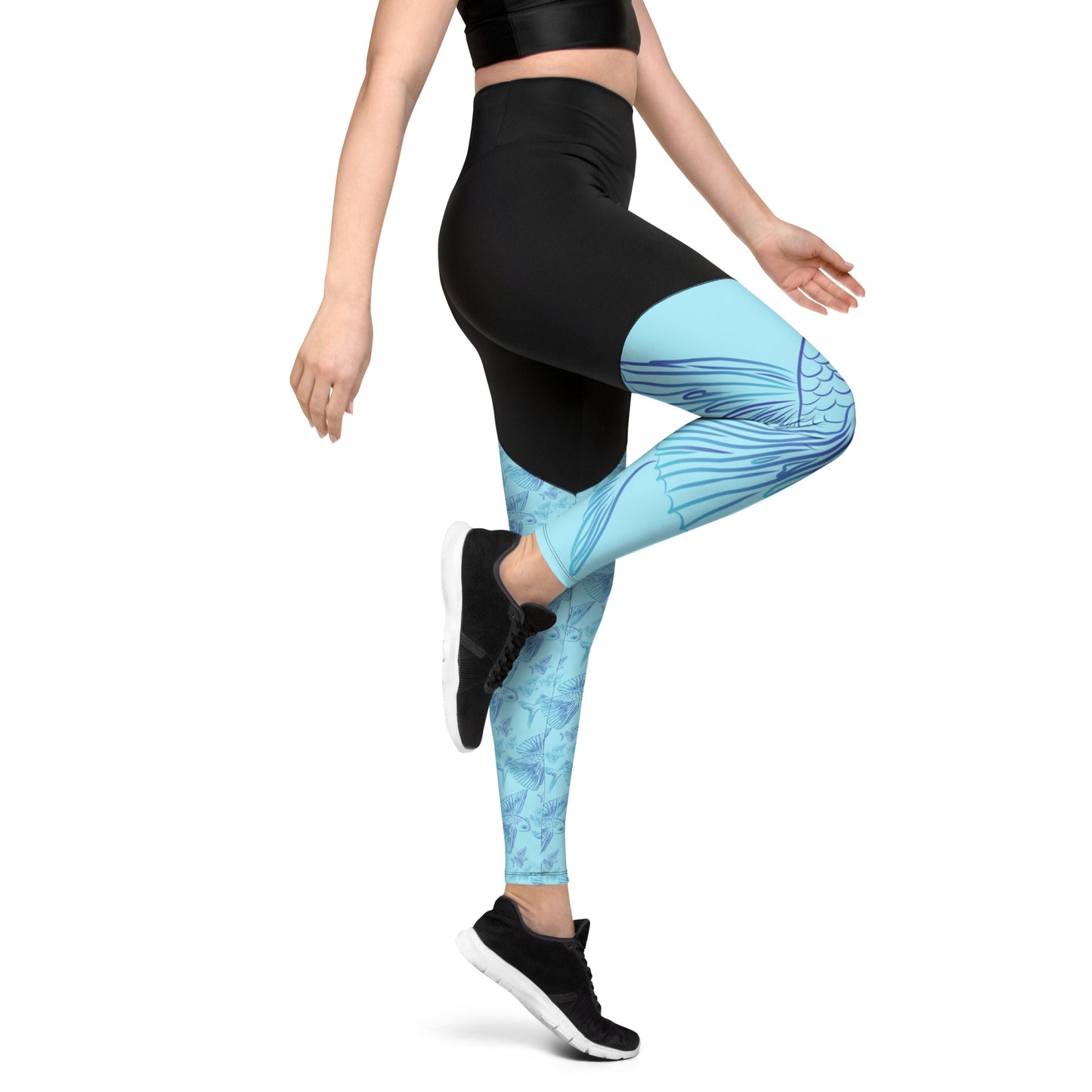 Mismatched flyers Sports Leggings