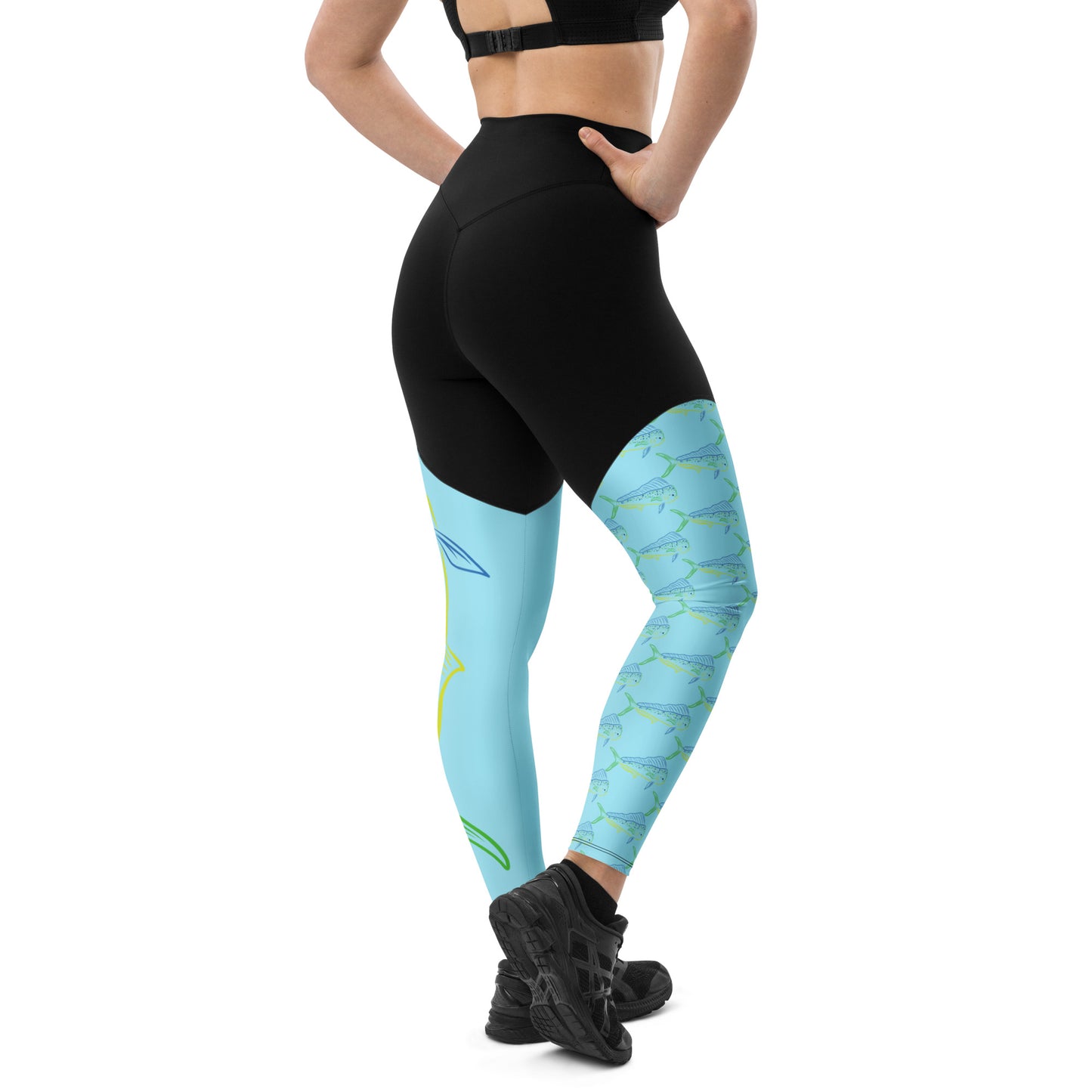 Mismatched Mahi Sports Leggings