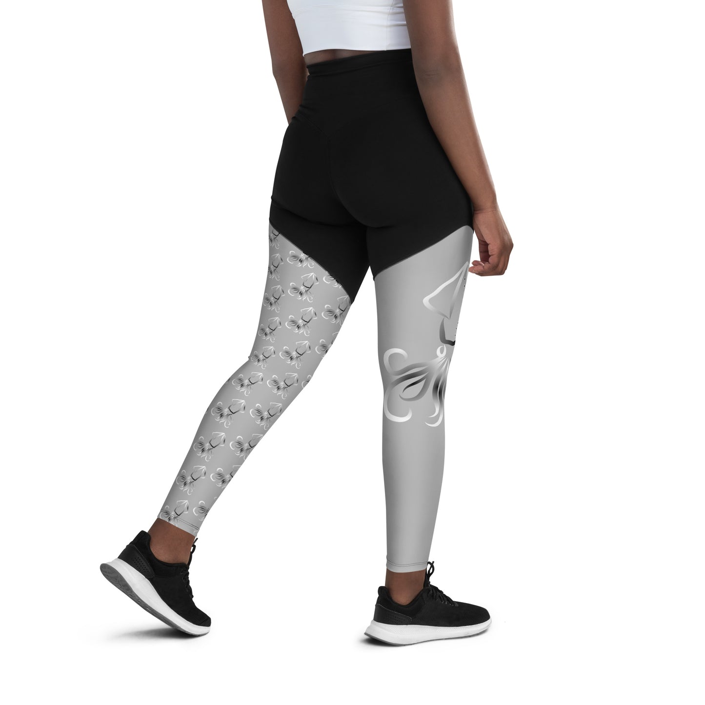 Lucy Squid mismatch Sports Leggings