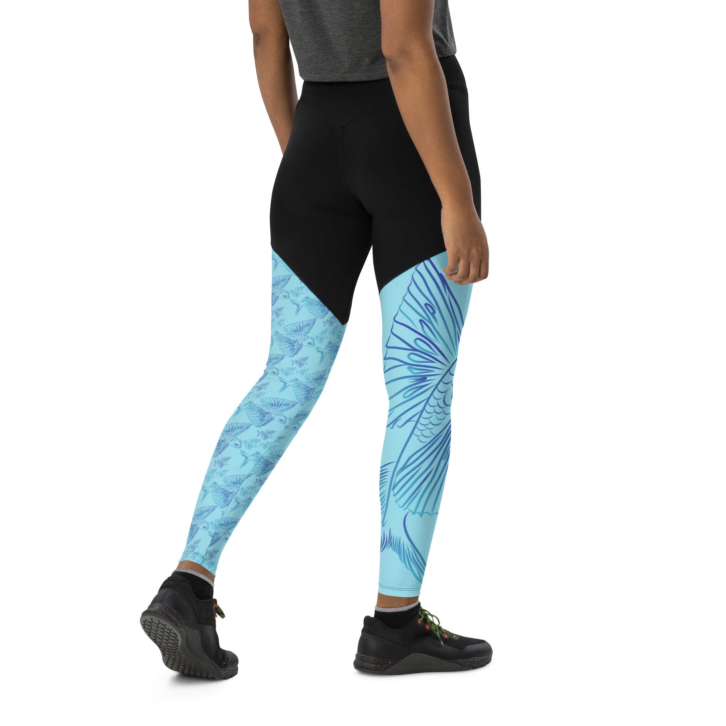 Mismatched flyers Sports Leggings