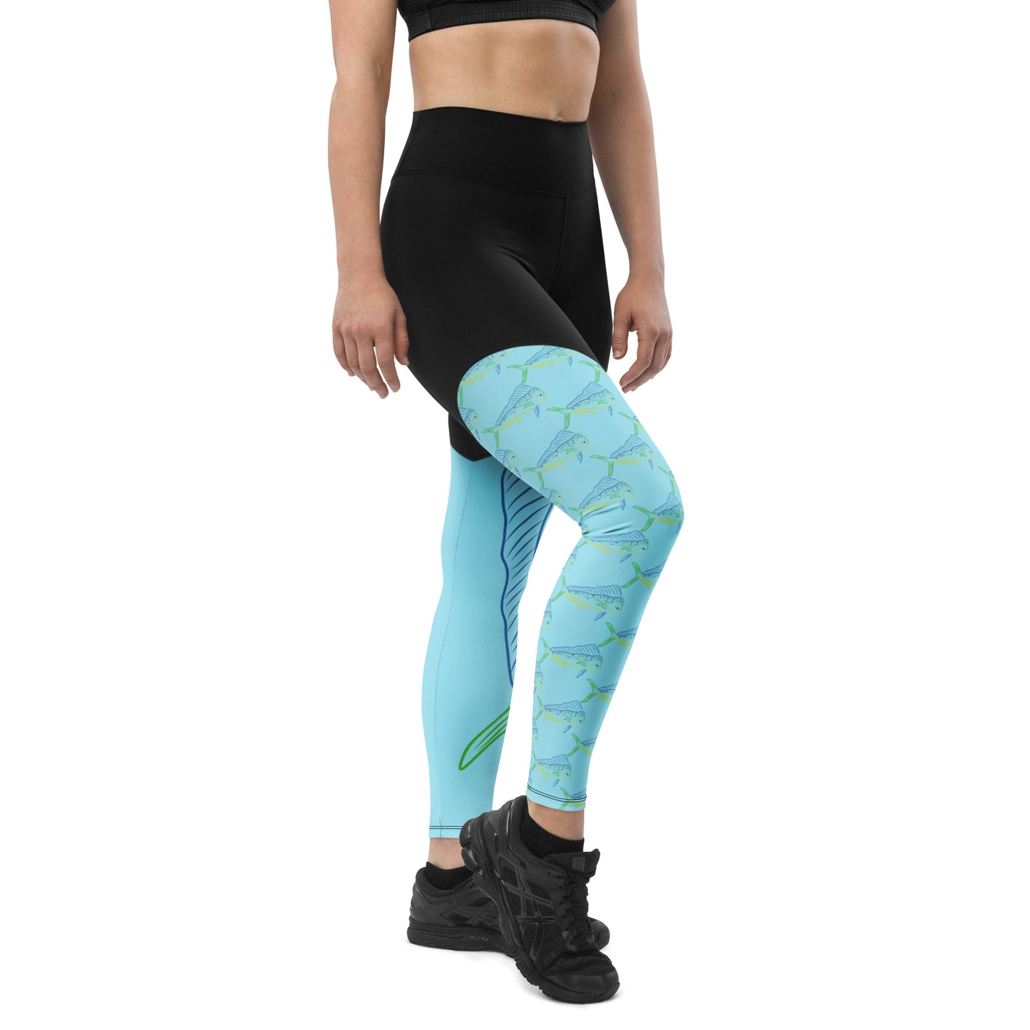 Mismatched Mahi Sports Leggings