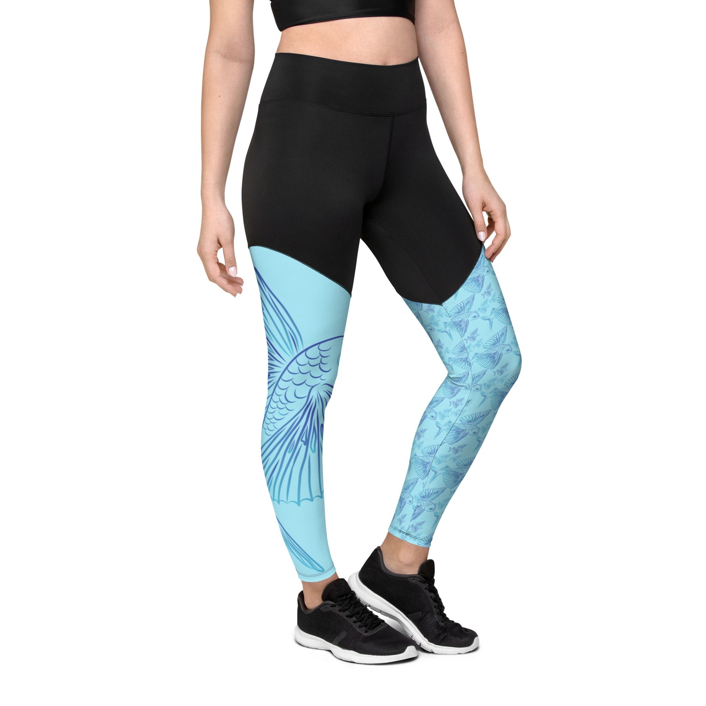 Mismatched flyers Sports Leggings