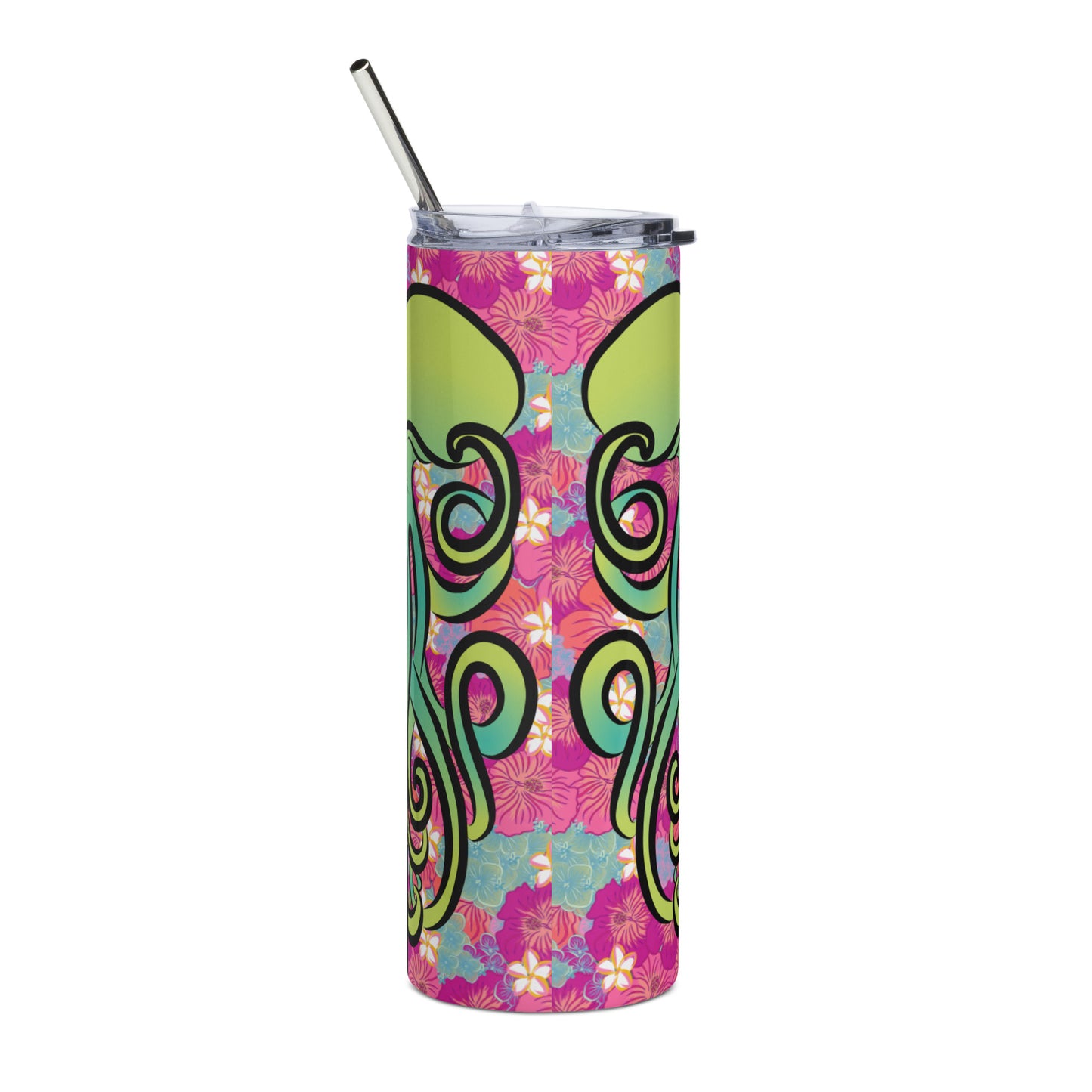 Hibiscupus Stainless steel tumbler