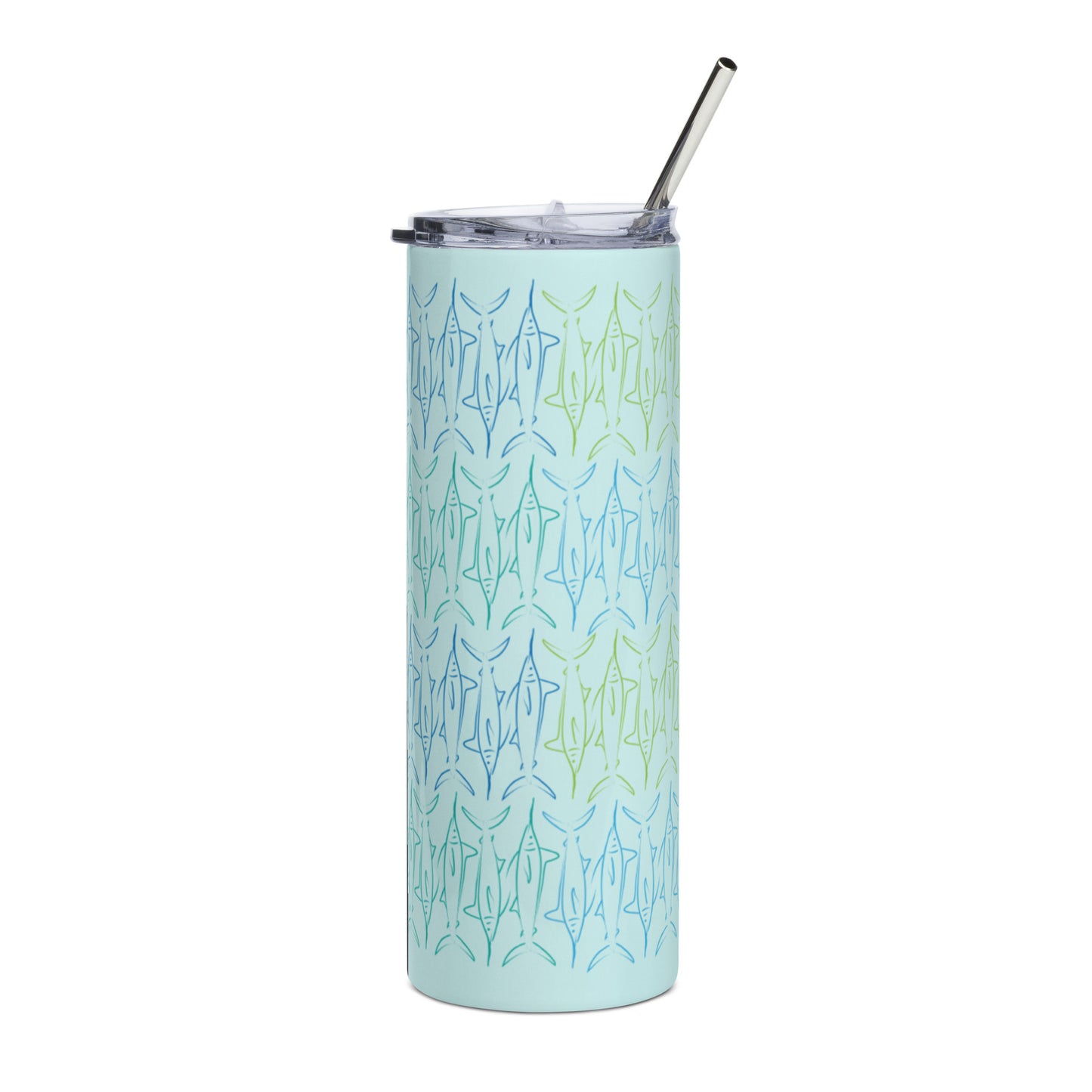 Marlin print Stainless steel tumbler