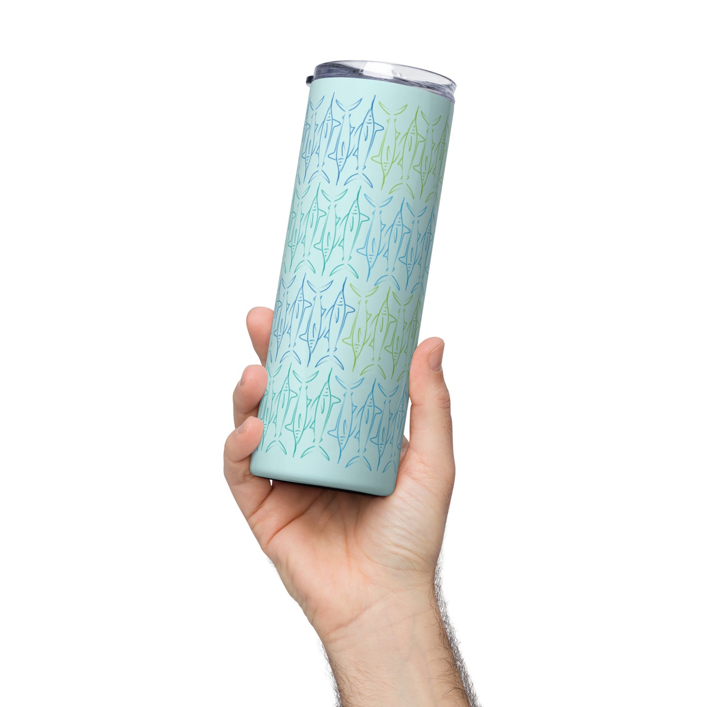 Marlin print Stainless steel tumbler