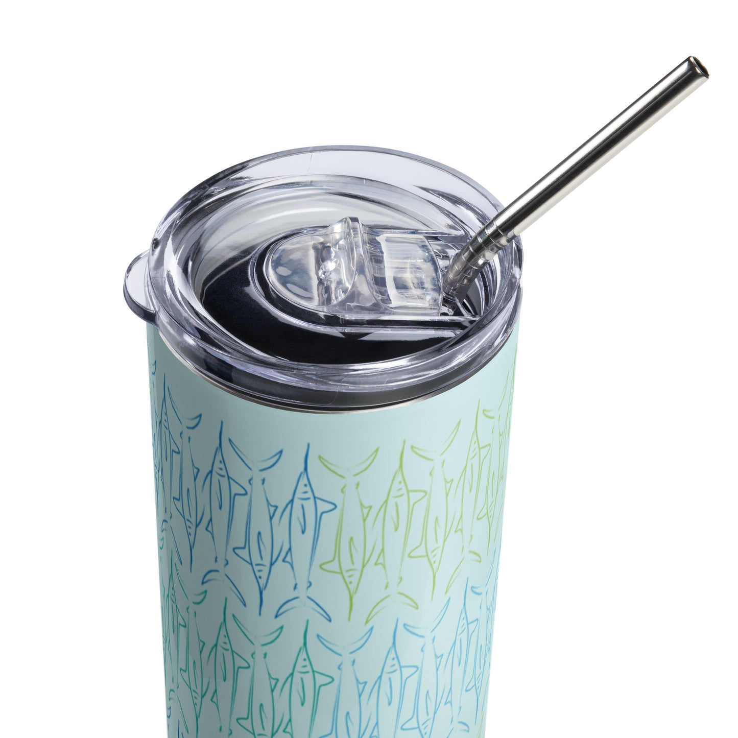 Marlin print Stainless steel tumbler