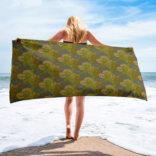 Waterfowl siren camo Towel