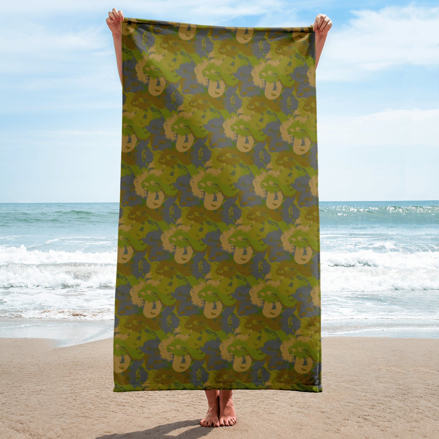 Waterfowl siren camo Towel