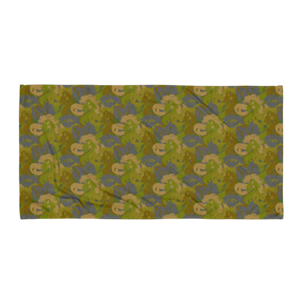 Waterfowl siren camo Towel