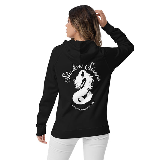 Shadow Siren Logo Unisex eco raglan hoodie