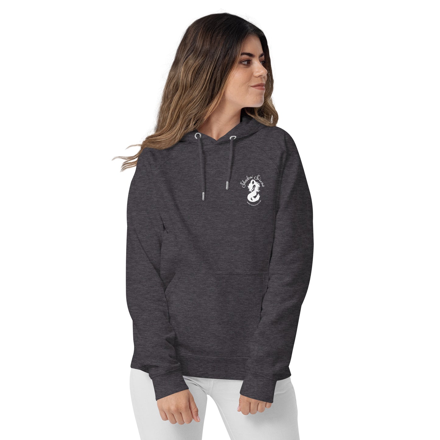 Shadow Siren Logo Unisex eco raglan hoodie