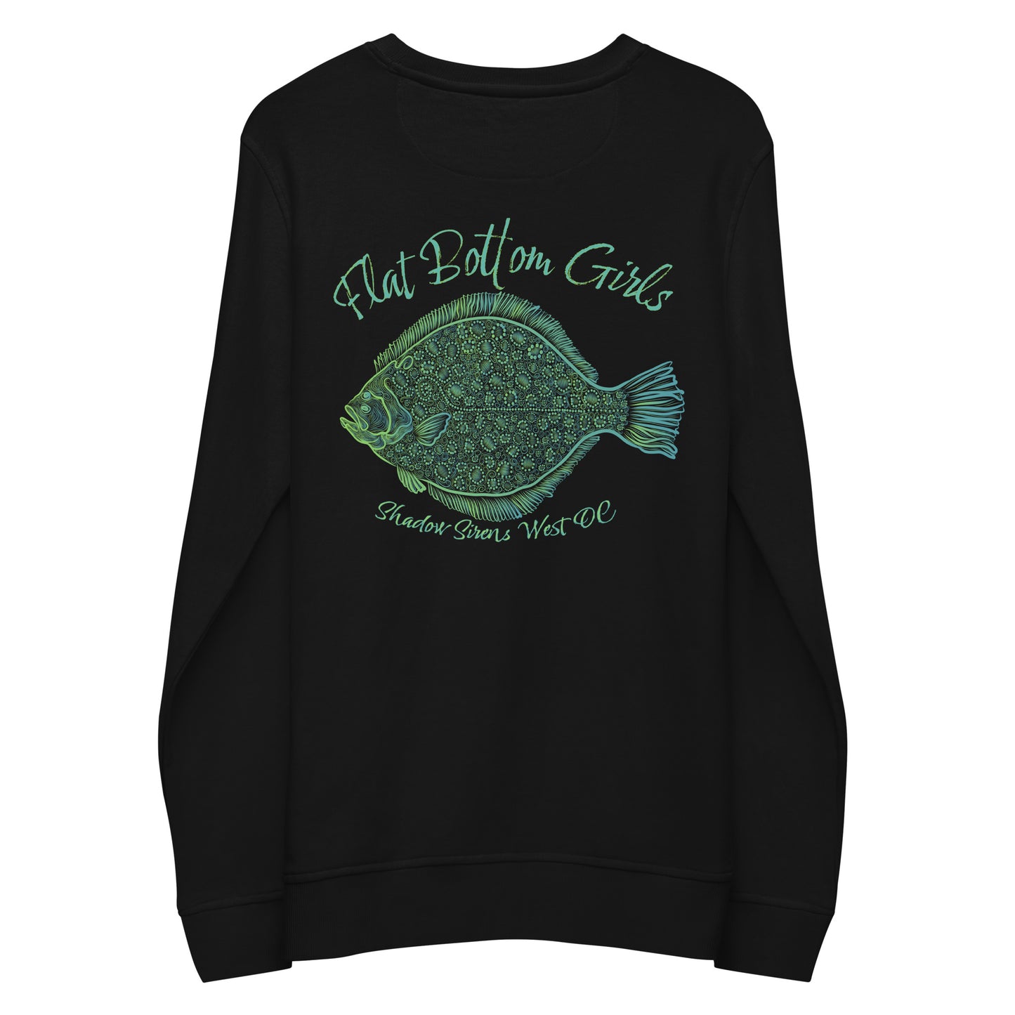 Flat Bottom Girls Unisex organic sweatshirt