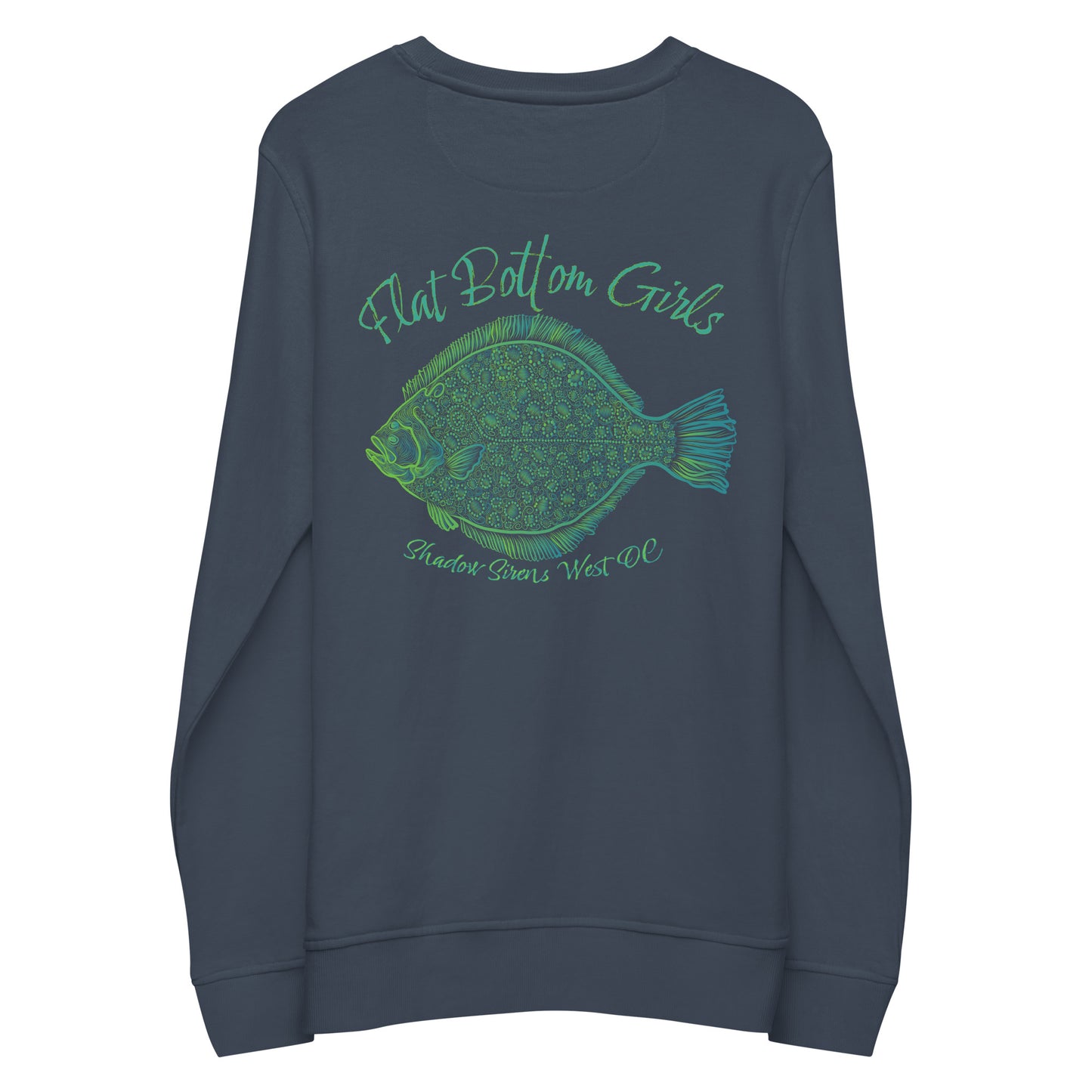 Flat Bottom Girls Unisex organic sweatshirt