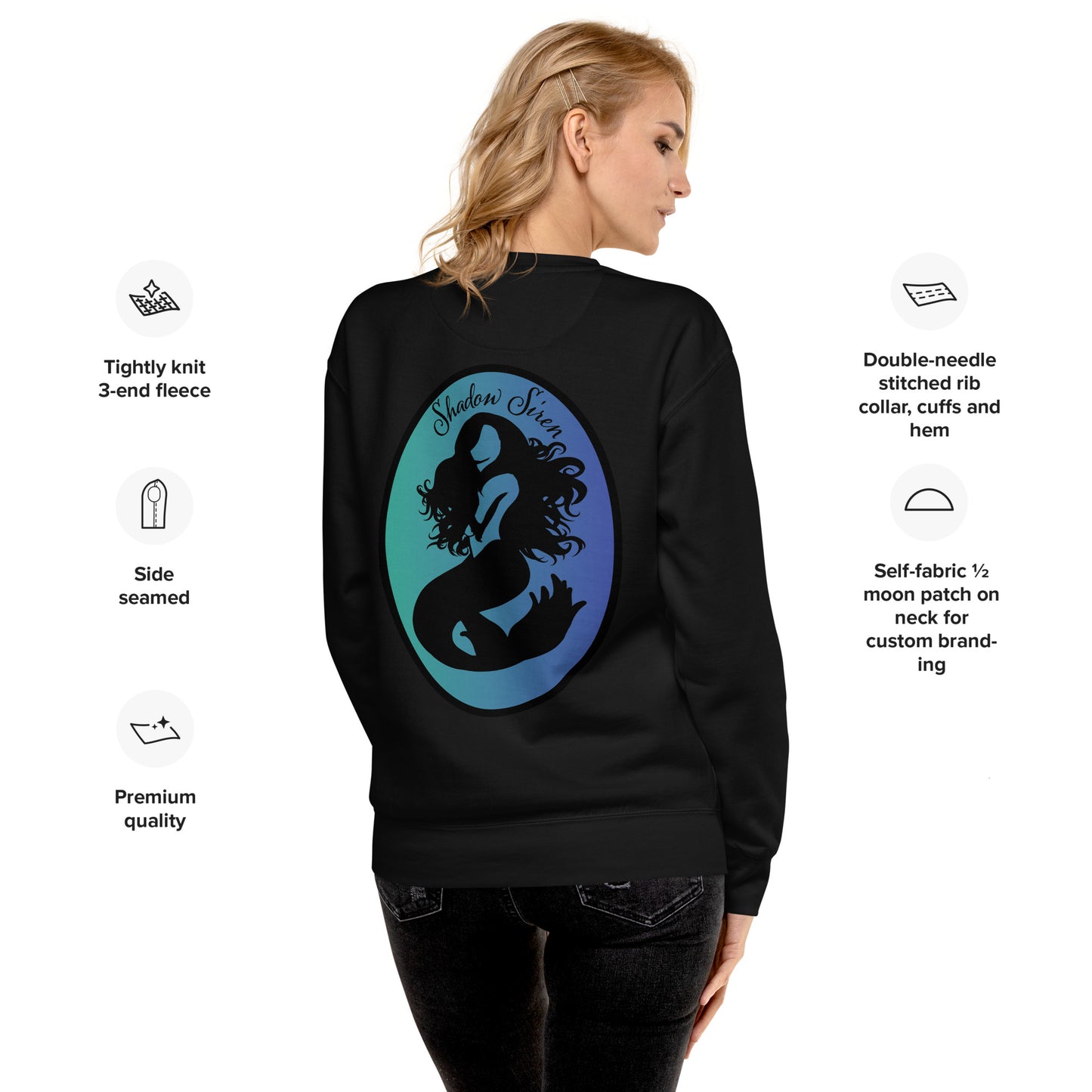 Shadow Siren logo Unisex Premium Sweatshirt