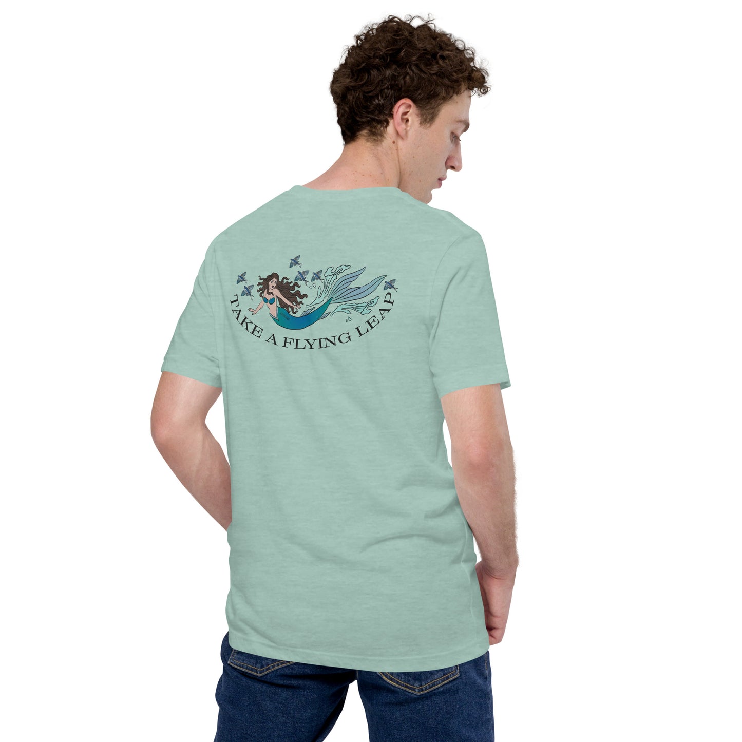 Flying leap Unisex t-shirt