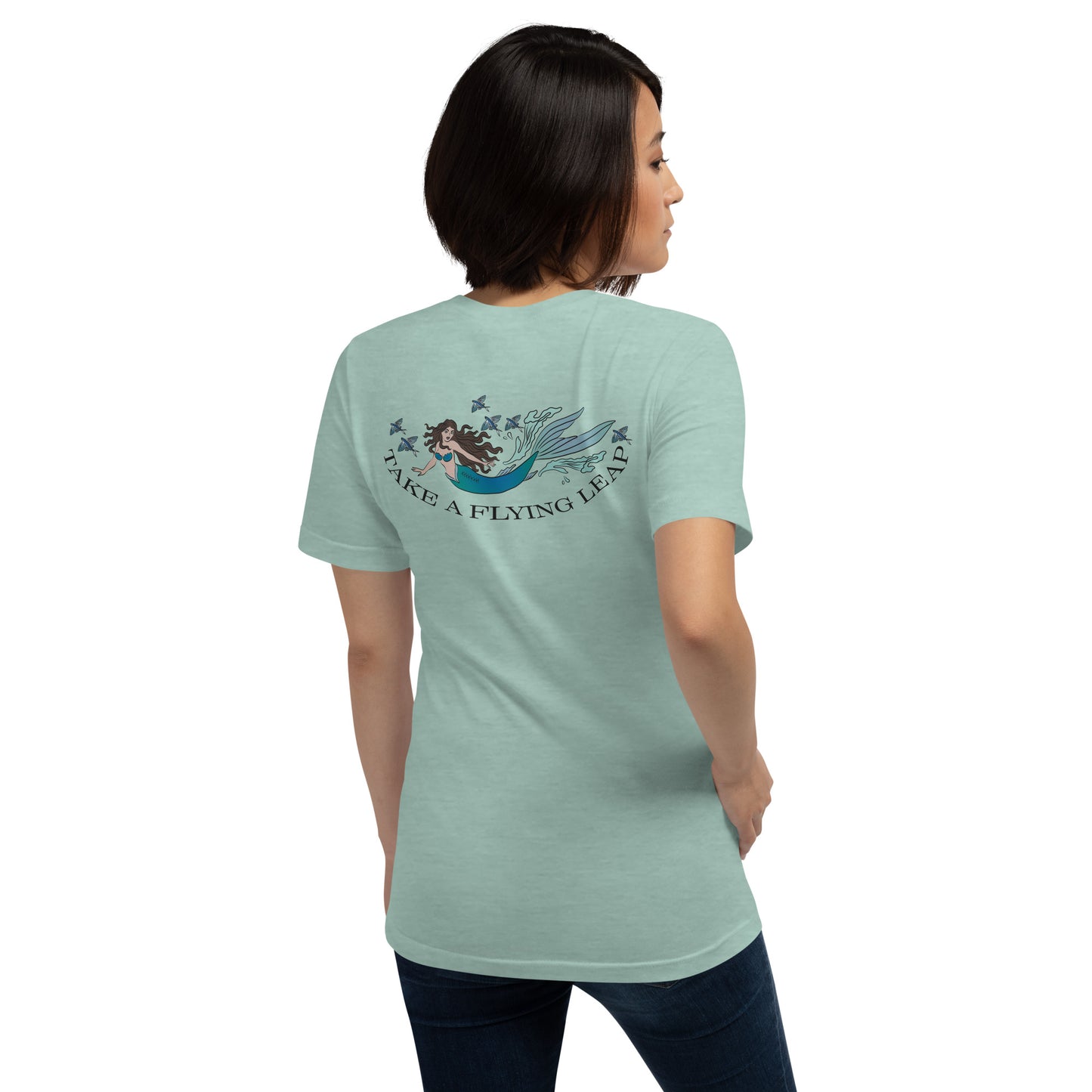 Flying leap Unisex t-shirt