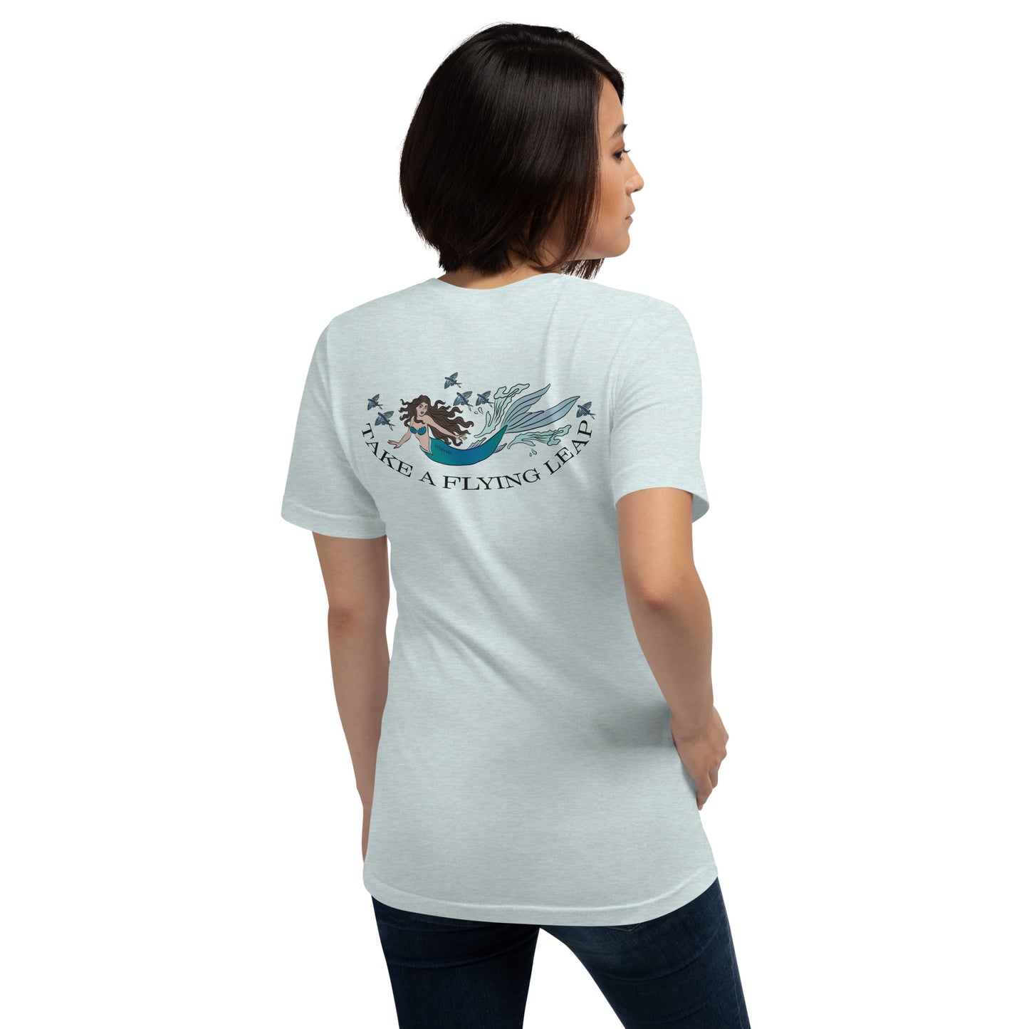 Flying leap Unisex t-shirt