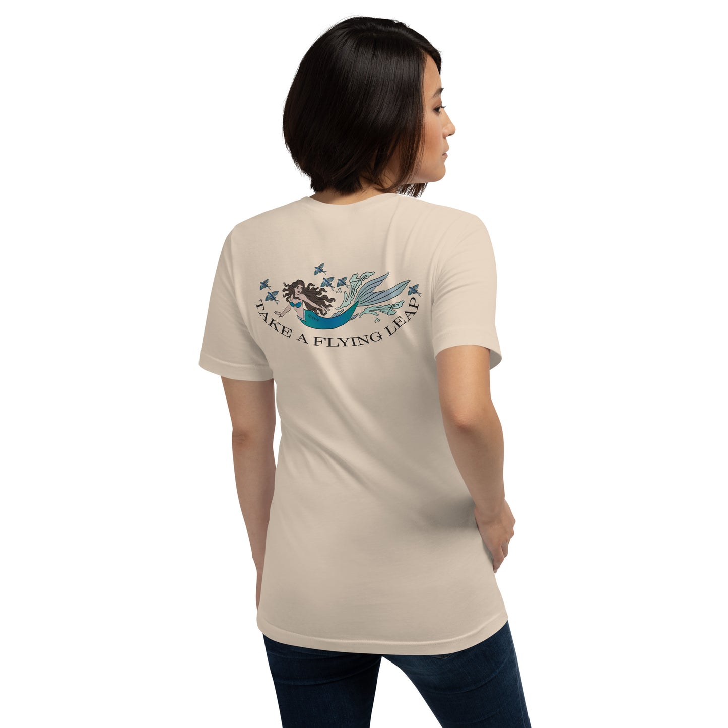 Flying leap Unisex t-shirt