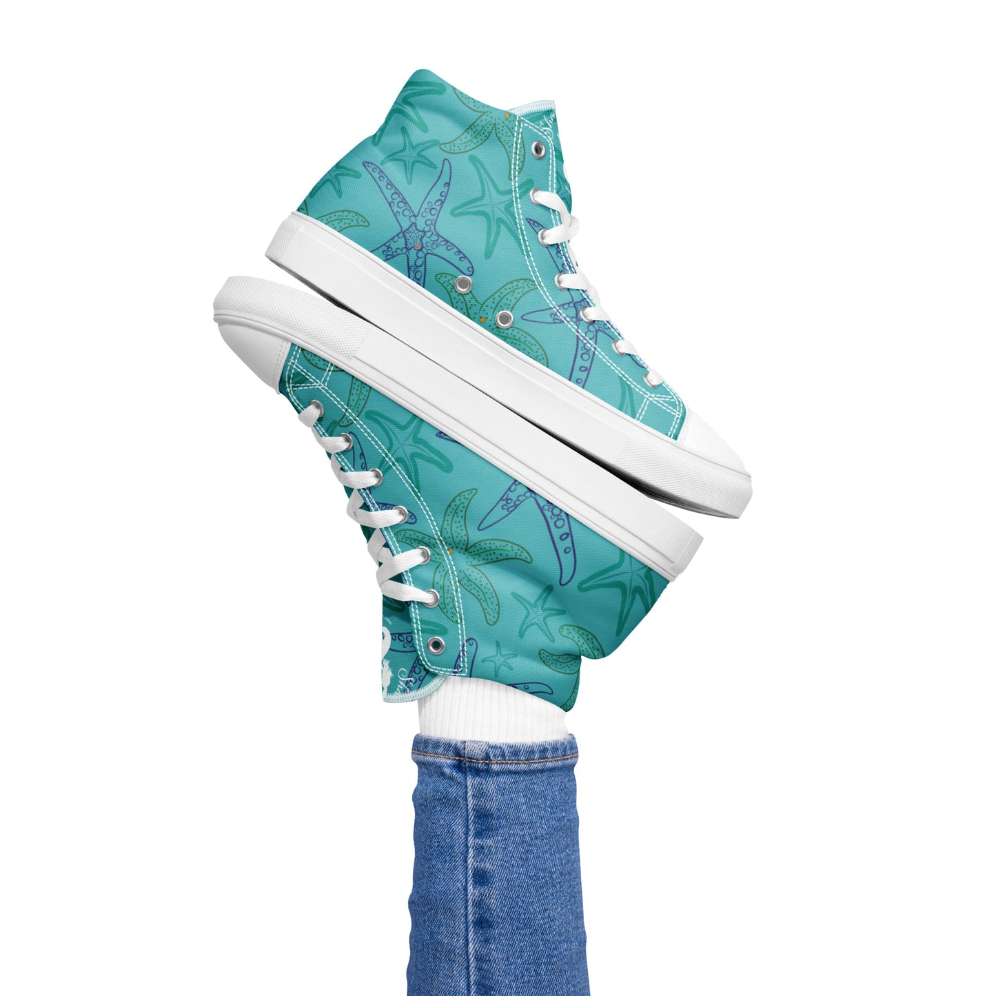 Shooting Starlotte Women’s high top canvas shoes