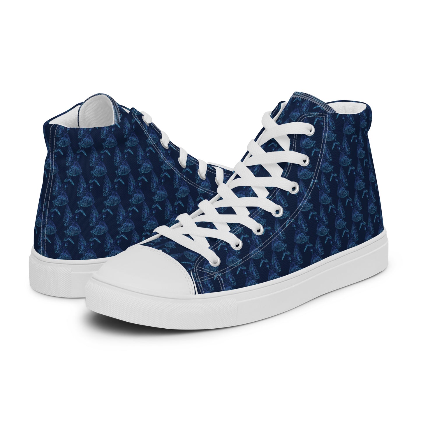 Look At Her Bait Women’s high top canvas shoes