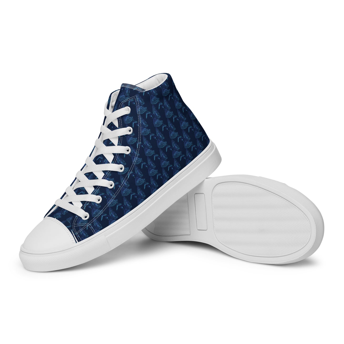 Look At Her Bait Women’s high top canvas shoes