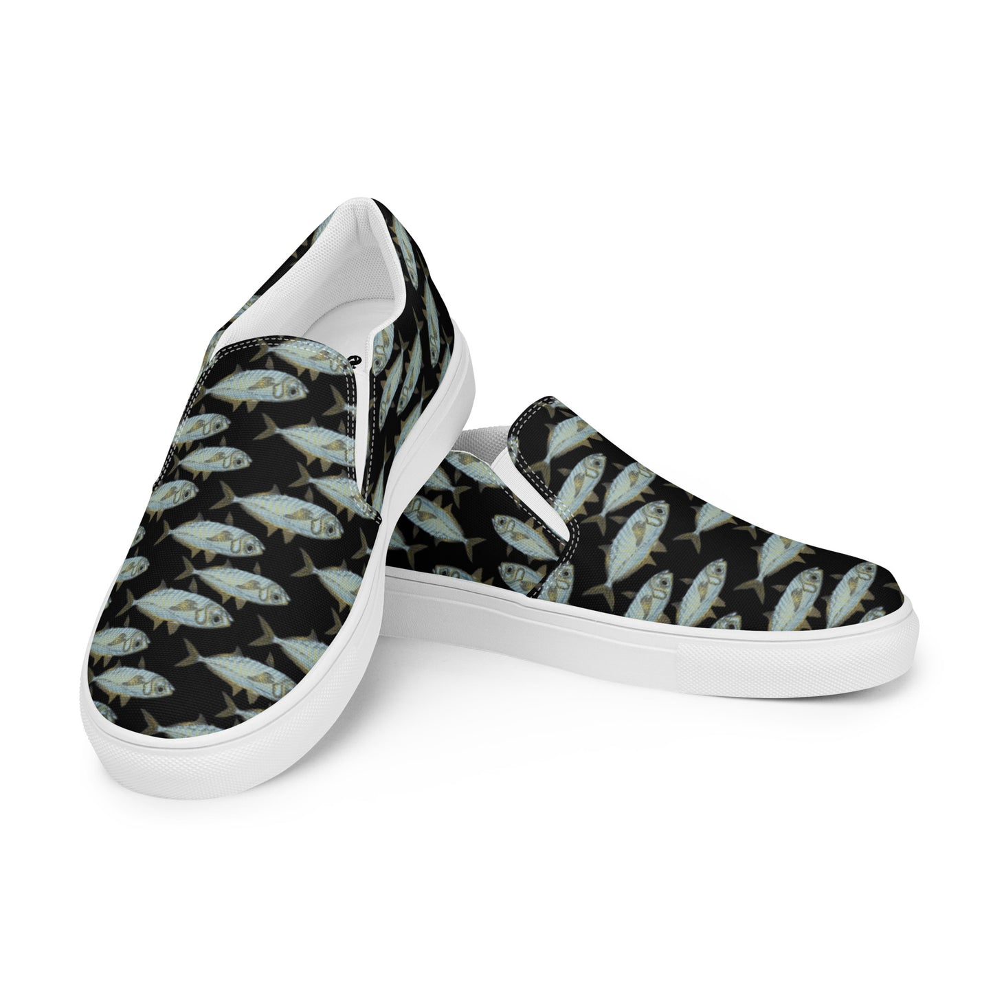 Goggle eyed Women’s slip-on canvas shoes