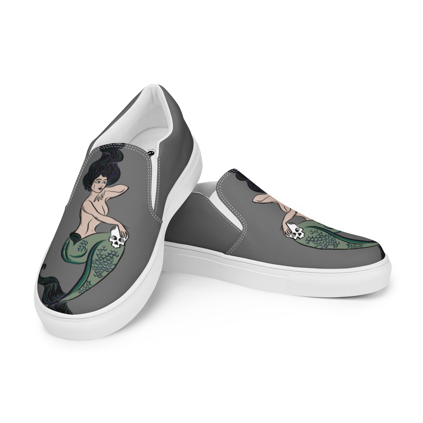 Black Hearted Gypsy Women’s slip-on canvas shoes